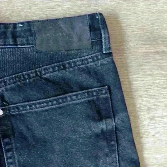 H&M Straight Regular Jeans Black Sz 4 (runs small) - Picture 10 of 13